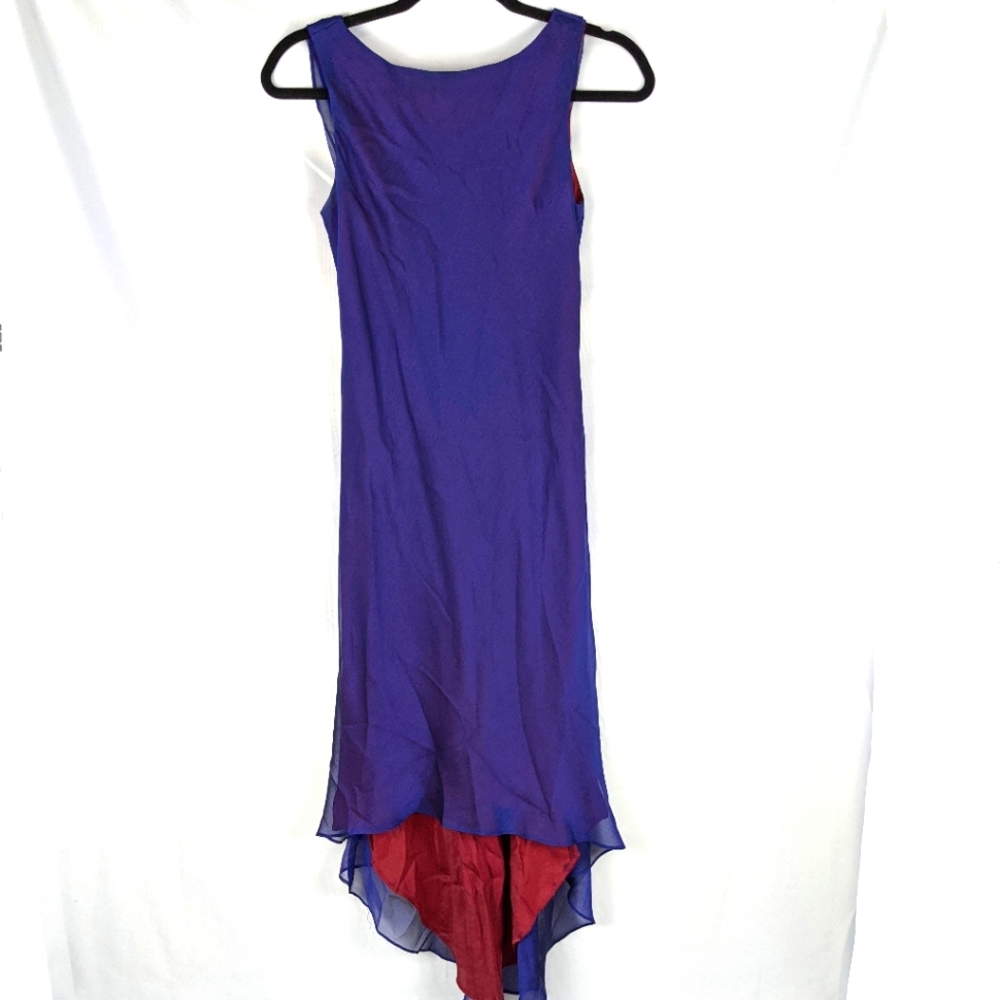 Purple & Blue Floaty Jessica Howard Dress s 4P